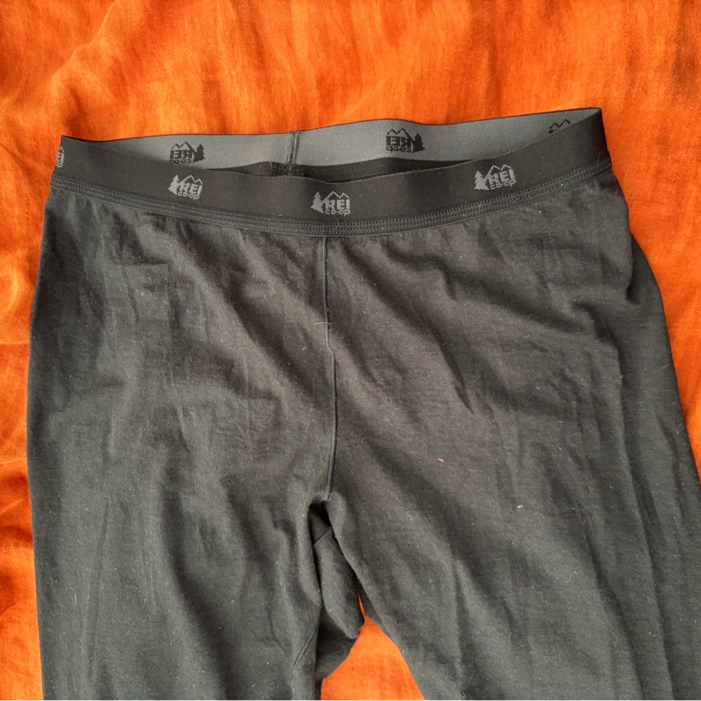 REI Black womens Base Layer Underwear Bottoms